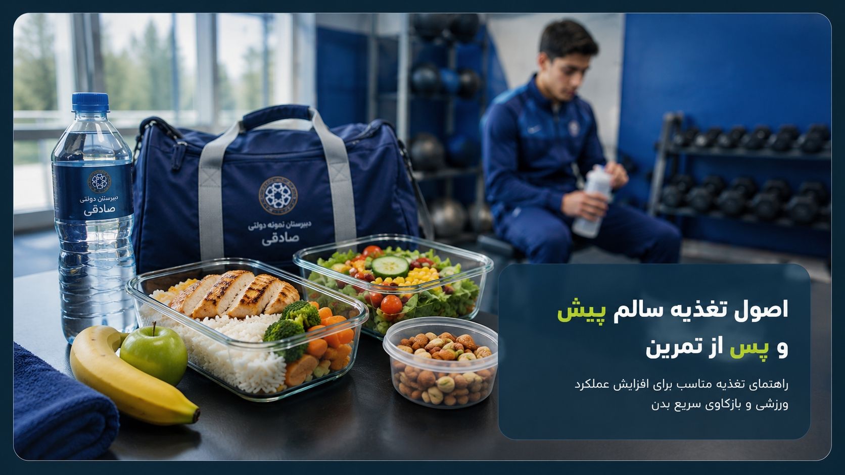 اصول تغذیه سالم پیش و پس از تمرین