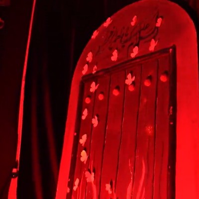 مراسم عزای حضرت زهرا(س) در دبستان دخترانه